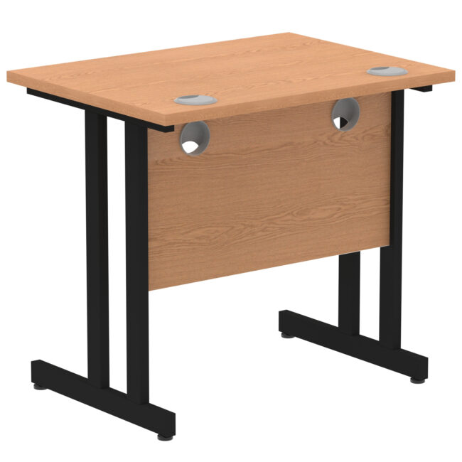 impulse 800mm slimline desk cantilever leg