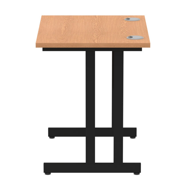 impulse 800mm slimline desk cantilever leg