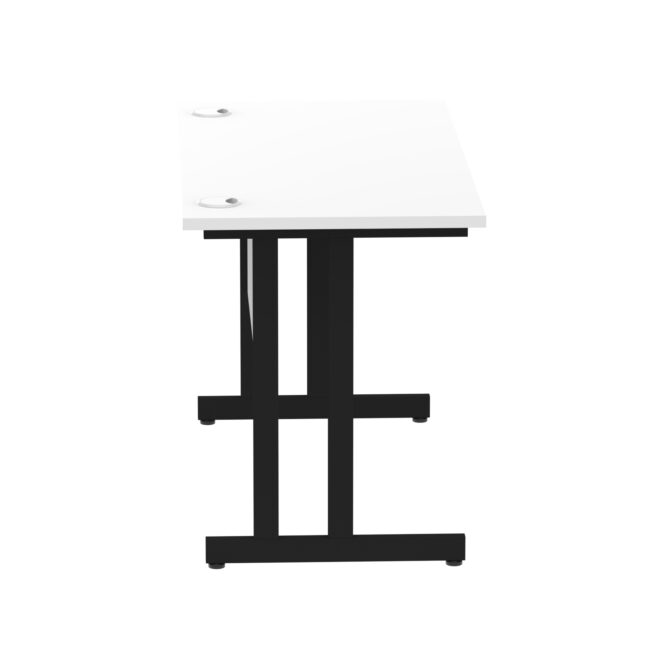 impulse 1200mm slimline desk cantilever leg
