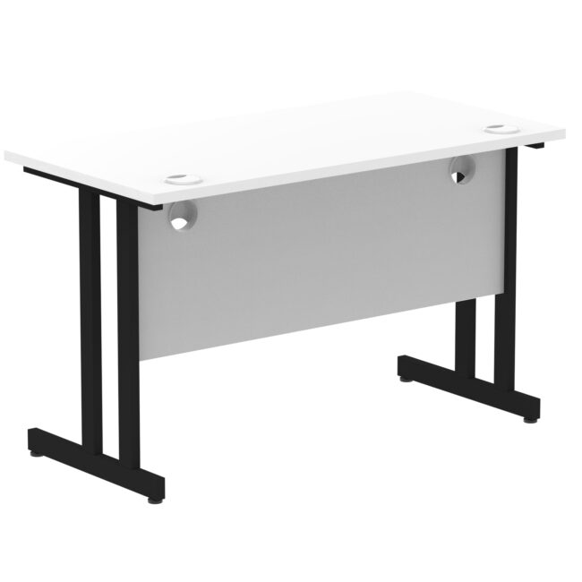 impulse 1200mm slimline desk cantilever leg