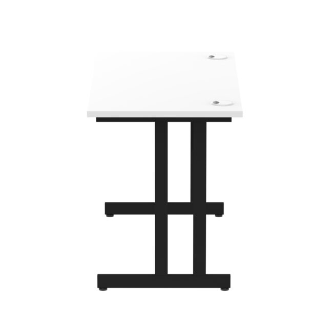 impulse 1200mm slimline desk cantilever leg