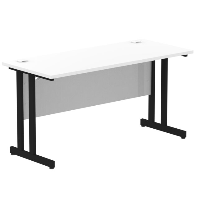 impulse 1400mm slimline desk cantilever leg