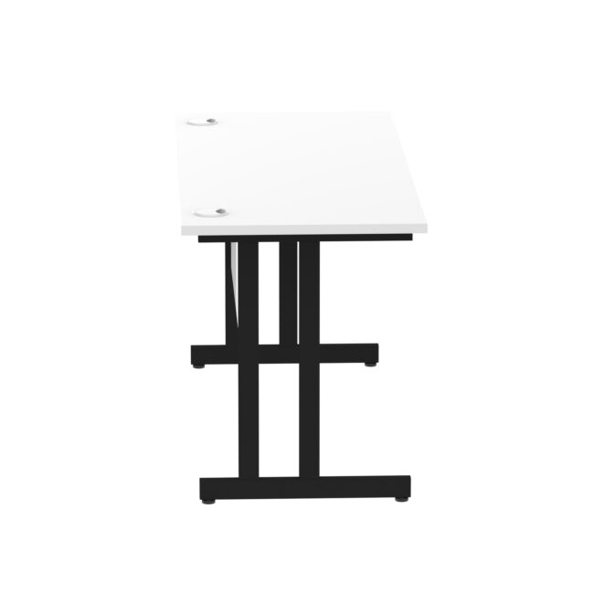 impulse 1400mm slimline desk cantilever leg