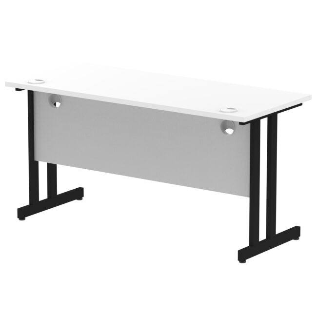 impulse 1400mm slimline desk cantilever leg