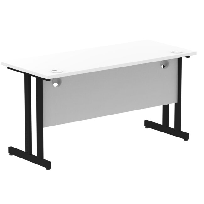 impulse 1400mm slimline desk cantilever leg