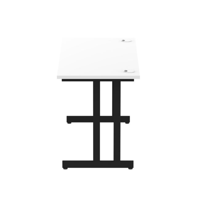impulse 1400mm slimline desk cantilever leg