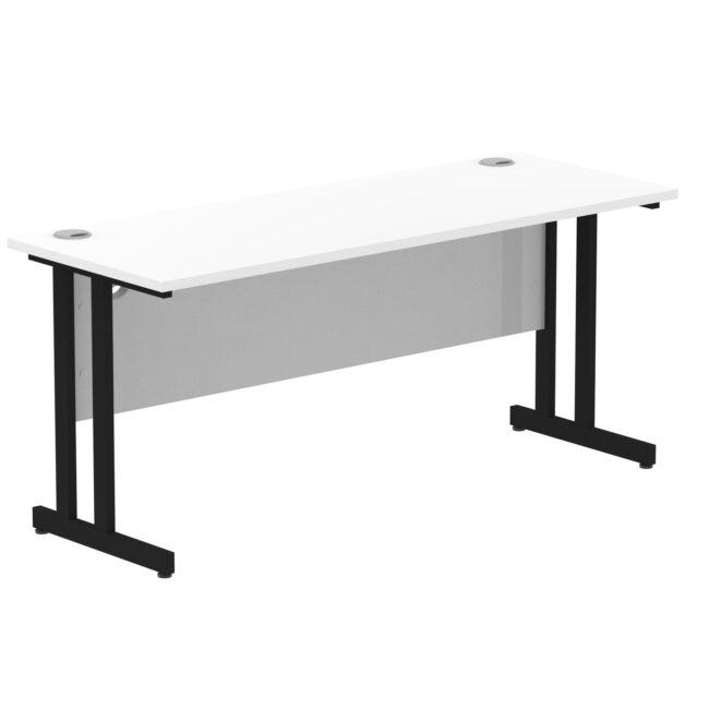 impulse 1600mm slimline desk cantilever leg