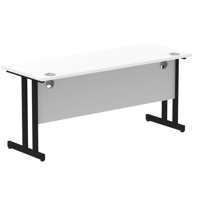 impulse 1600mm slimline desk cantilever leg