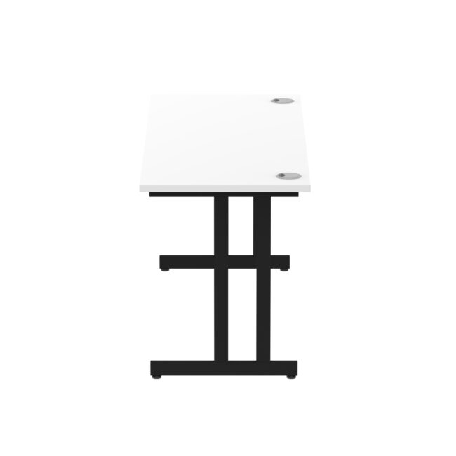 impulse 1600mm slimline desk cantilever leg