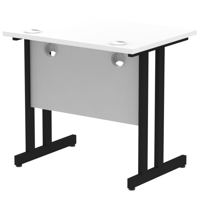 impulse 800mm slimline desk cantilever leg