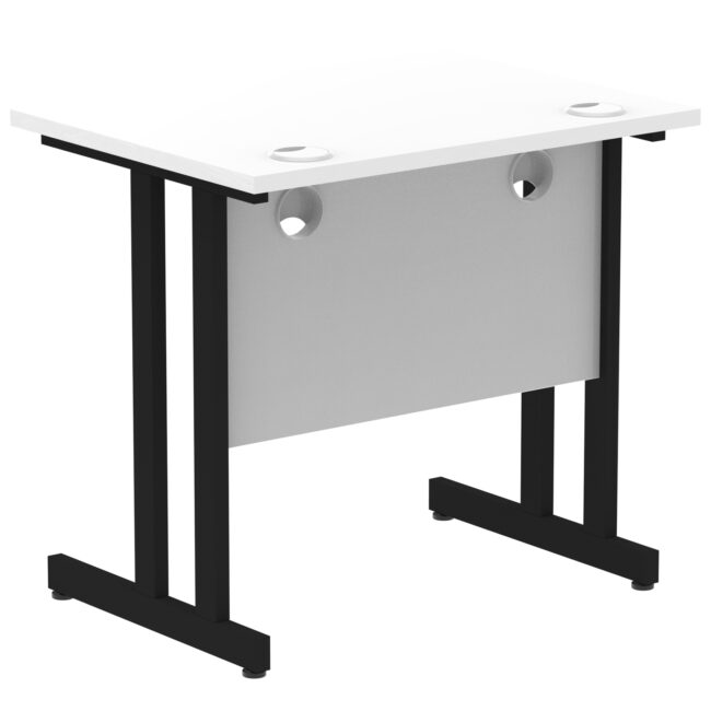impulse 800mm slimline desk cantilever leg