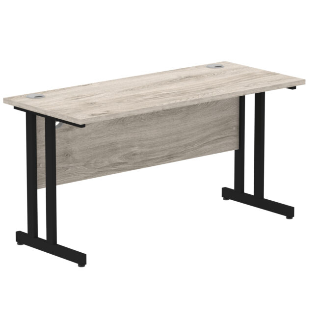 impulse 1400mm slimline desk cantilever leg