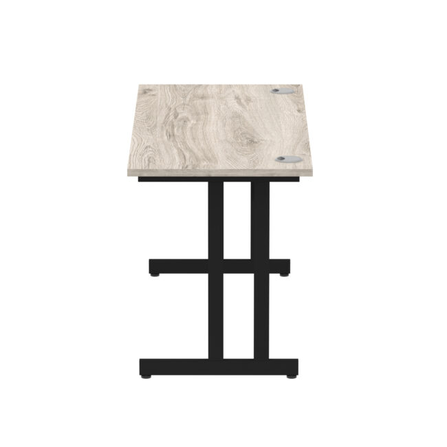 impulse 1400mm slimline desk cantilever leg
