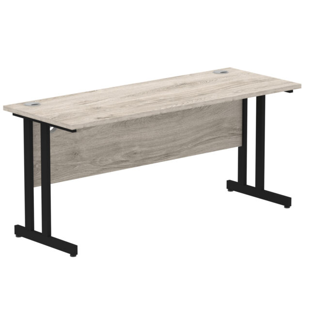 impulse 1600mm slimline desk cantilever leg