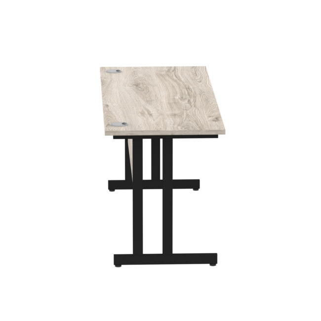 impulse 1600mm slimline desk cantilever leg