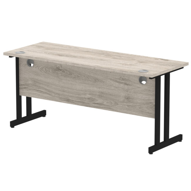 impulse 1600mm slimline desk cantilever leg