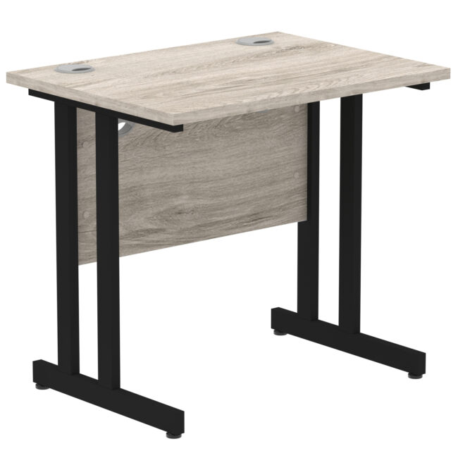 impulse 800mm slimline desk cantilever leg
