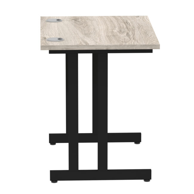 impulse 800mm slimline desk cantilever leg
