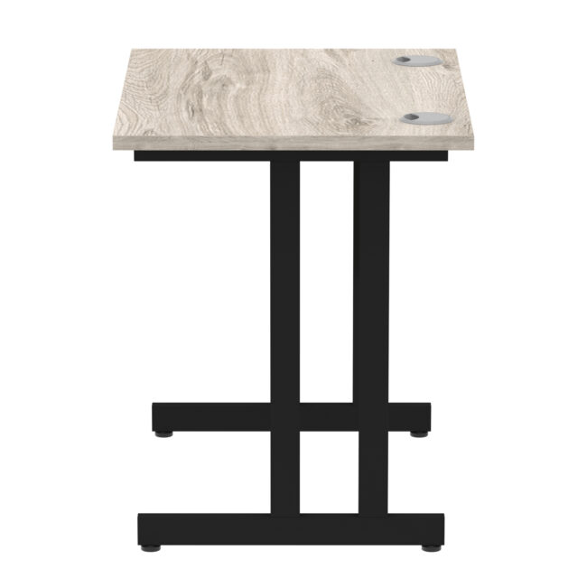 impulse 800mm slimline desk cantilever leg