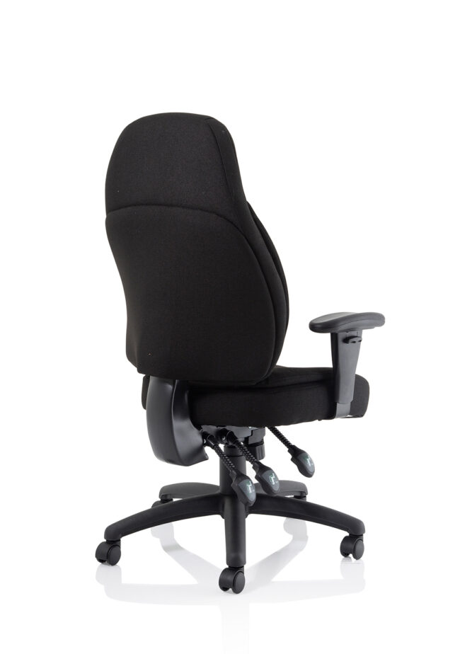 galaxy medium back task operator office chair with adjustable arms