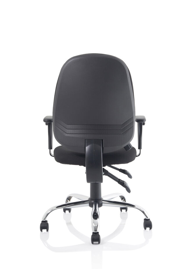 lisbon medium back task operator office chair with height adjustable arms