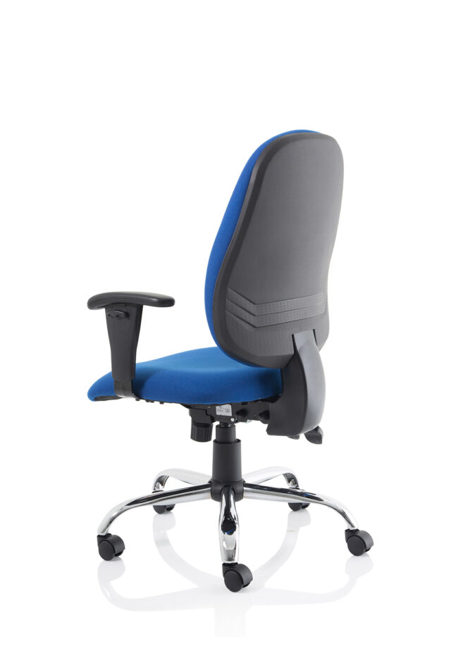 lisbon medium back task operator office chair with height adjustable arms