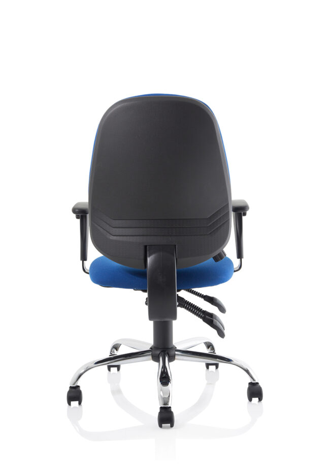 lisbon medium back task operator office chair with height adjustable arms