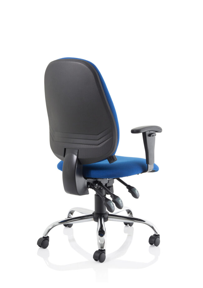 lisbon medium back task operator office chair with height adjustable arms