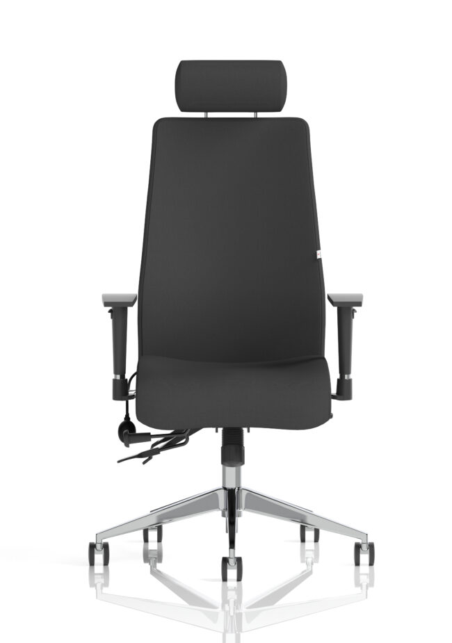 onyx high back ergonomic posture chair with height adjustable arms
