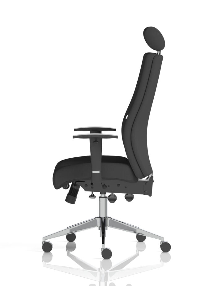 onyx high back ergonomic posture chair with height adjustable arms