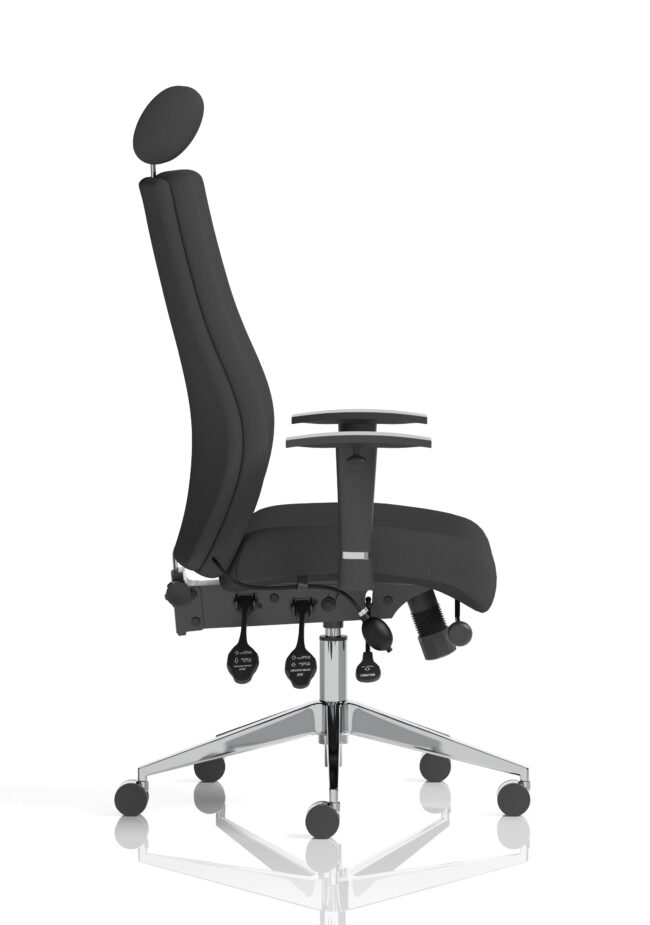 onyx high back ergonomic posture chair with height adjustable arms