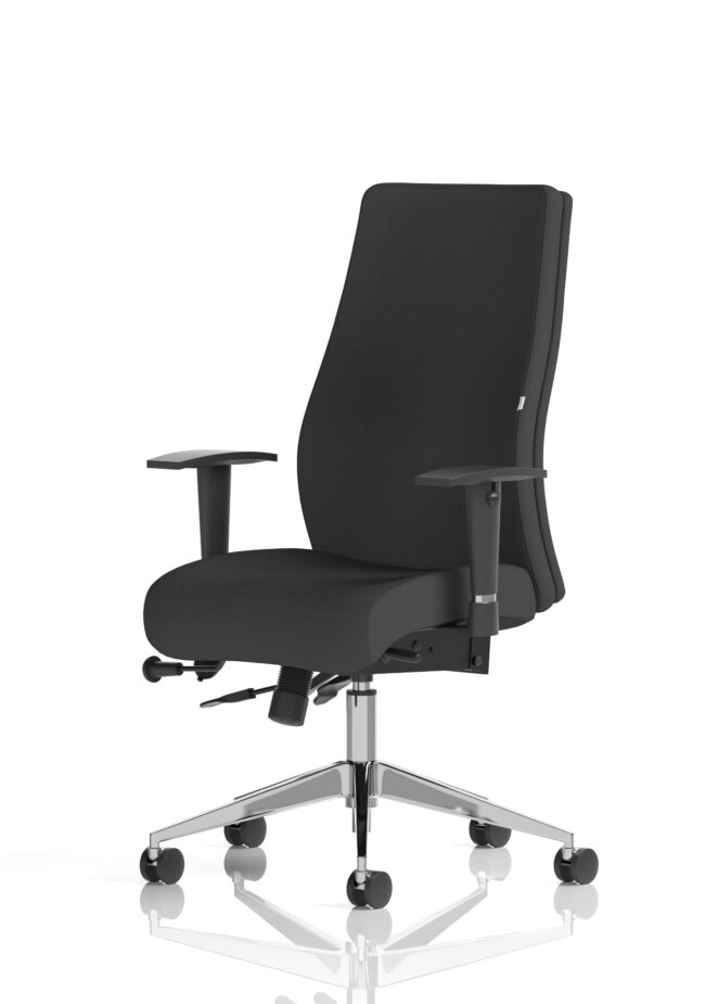 onyx high back ergonomic posture chair with height adjustable arms