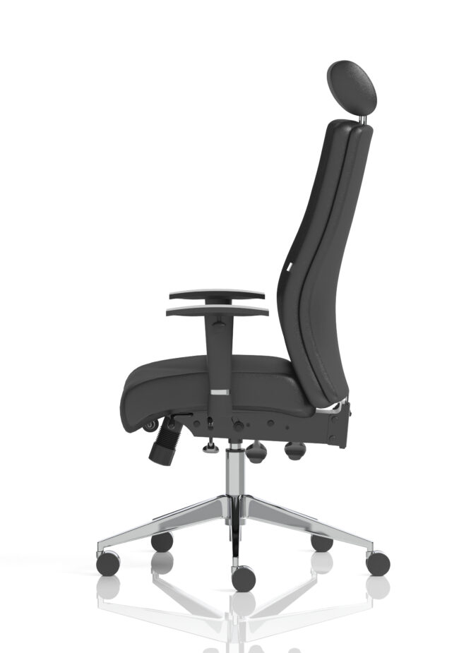 onyx high back ergonomic posture chair with height adjustable arms