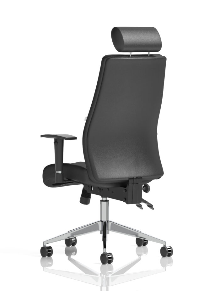 onyx high back ergonomic posture chair with height adjustable arms