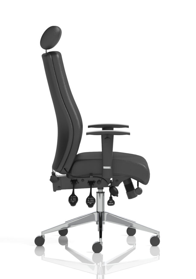 onyx high back ergonomic posture chair with height adjustable arms