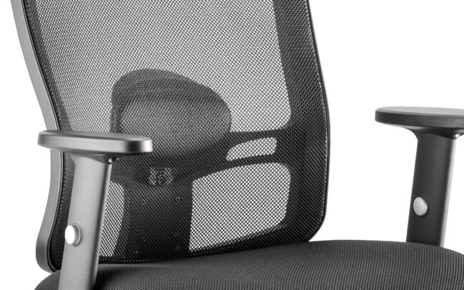 portland medium mesh back task operator office chair with arms