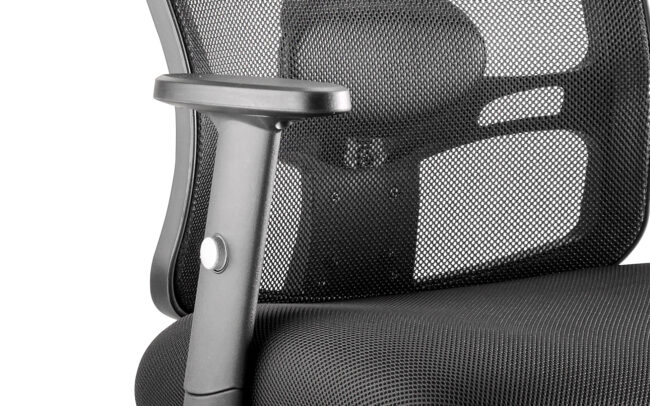 portland medium mesh back task operator office chair with arms