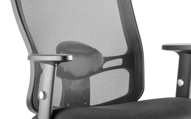 portland ii medium mesh back task operator office chair with arms