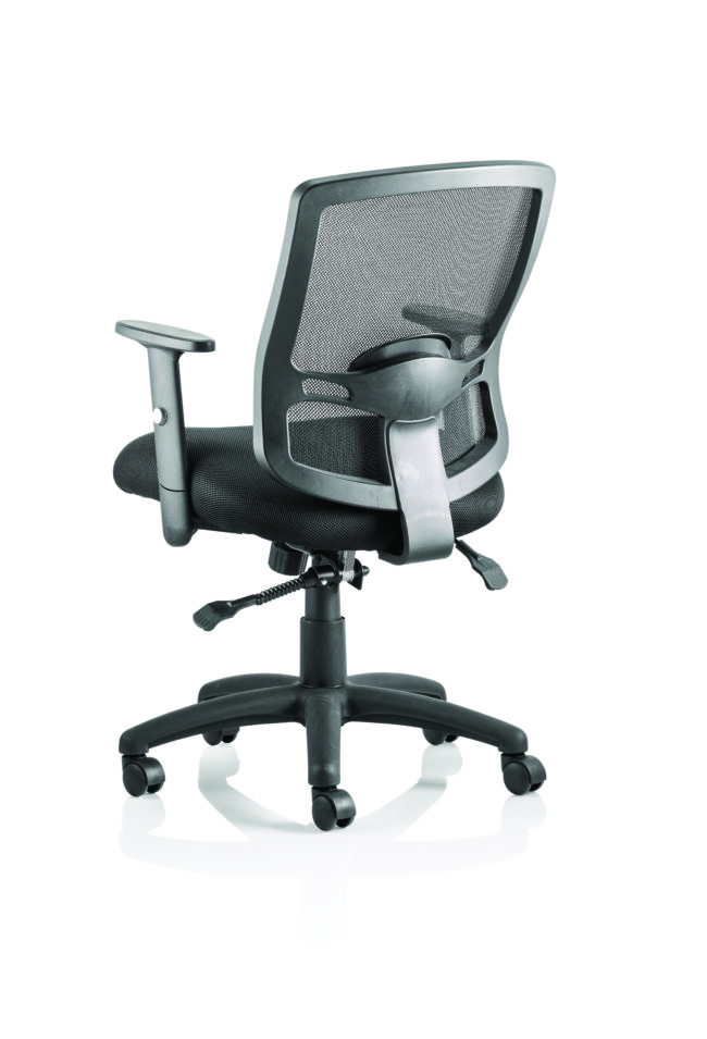 portland ii medium mesh back task operator office chair with arms