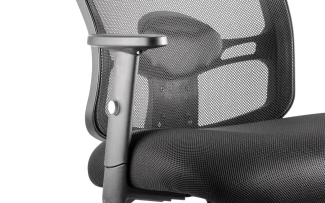 portland ii medium mesh back task operator office chair with arms