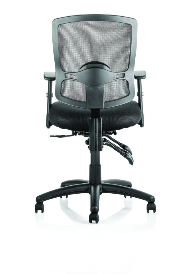 portland iii high mesh back task operator office chair with arms