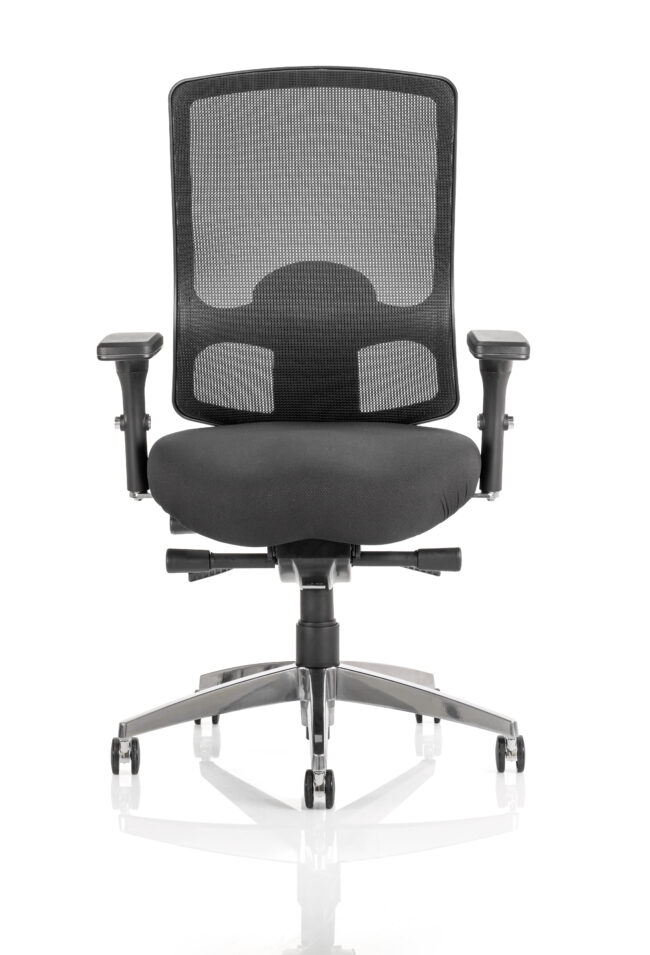 regent high mesh back ergonomic task operator office chair with arms