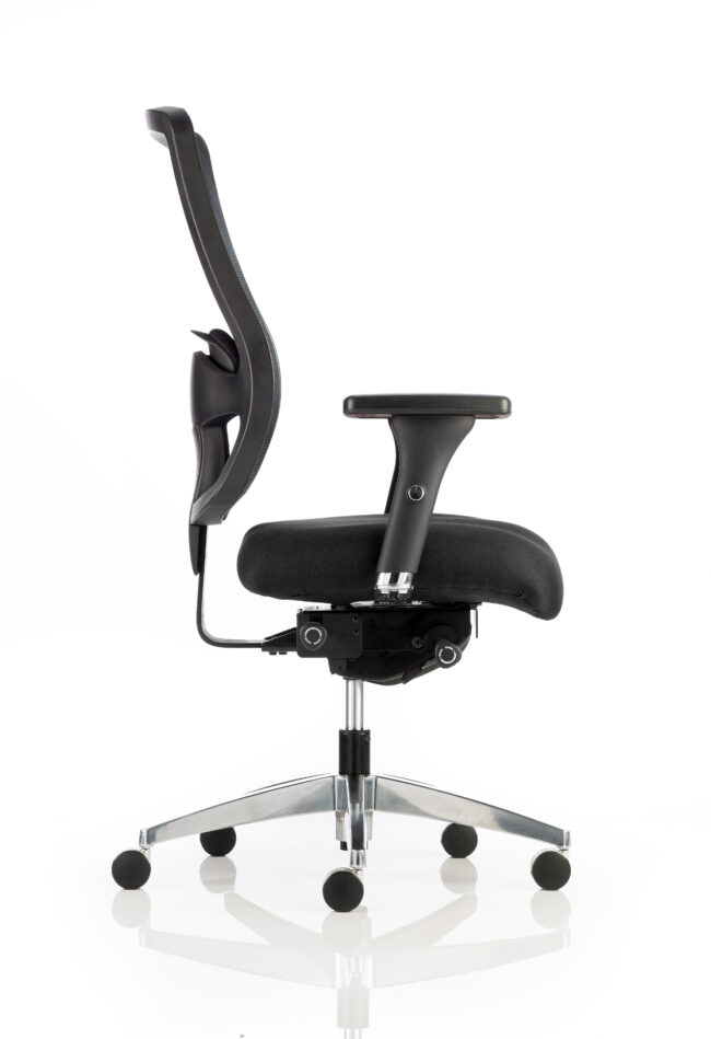 regent high mesh back ergonomic task operator office chair with arms