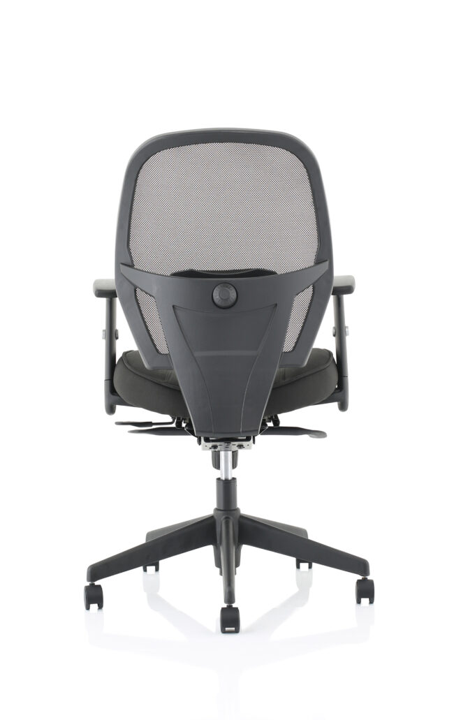 denver high mesh back black task operator office chair with arms