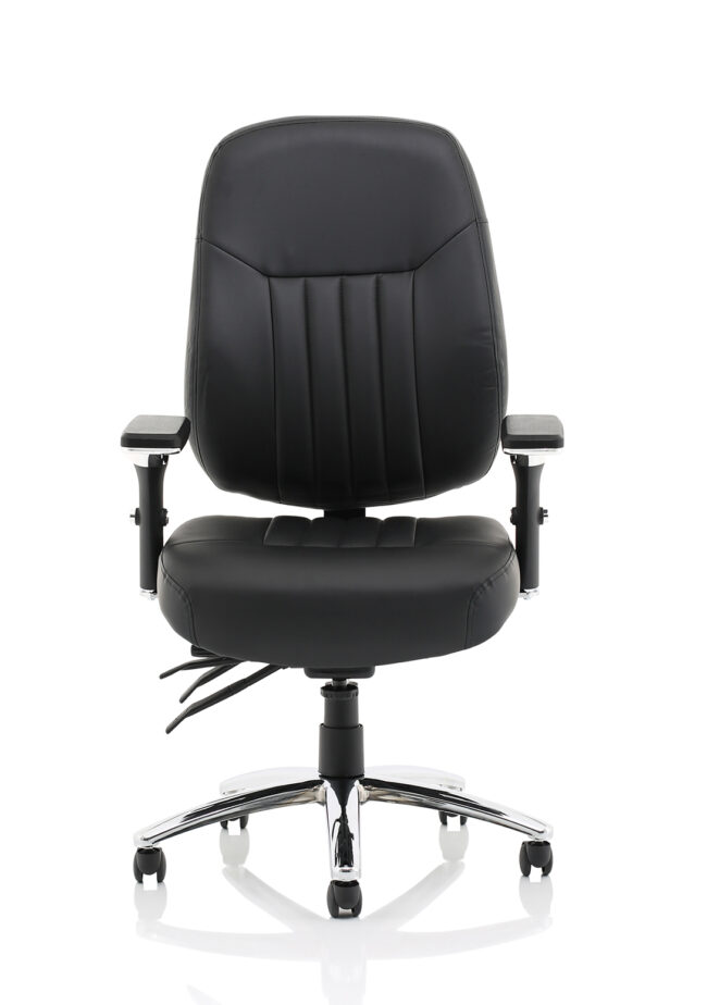 barcelona deluxe high back task operator office chair with arms