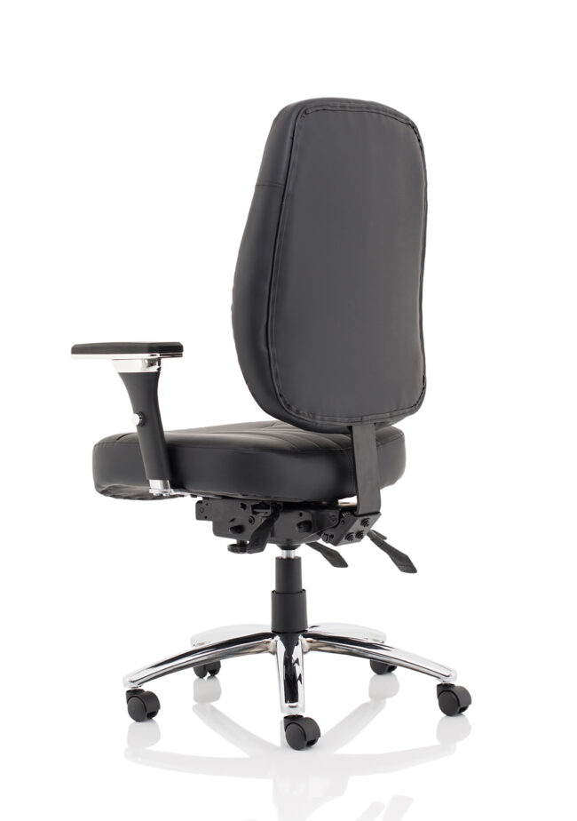 barcelona deluxe high back task operator office chair with arms