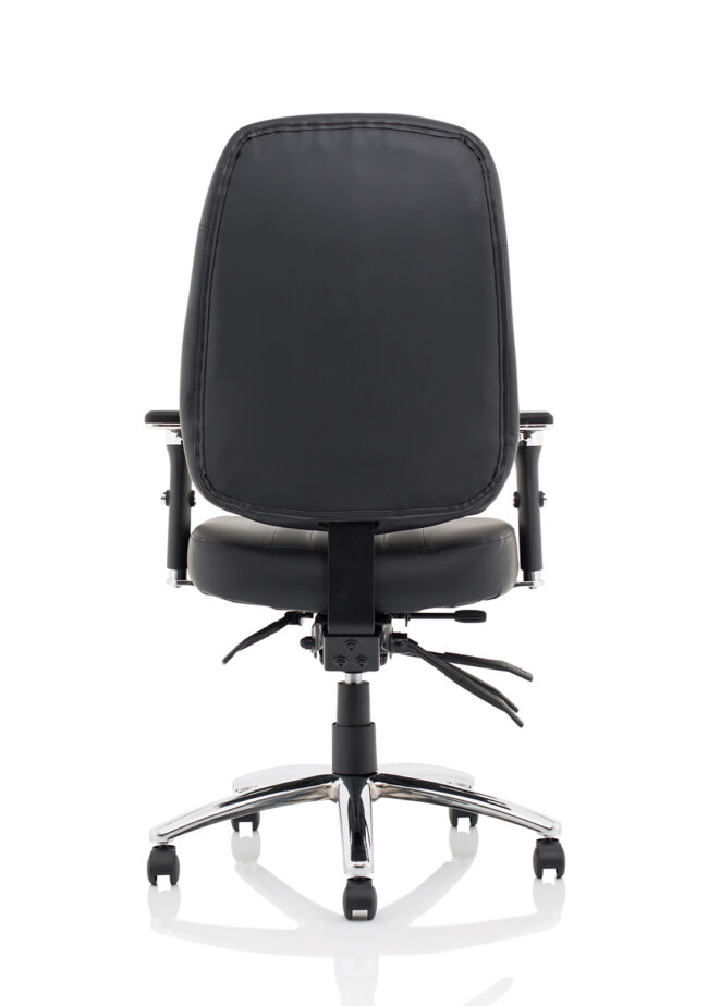 barcelona deluxe high back task operator office chair with arms