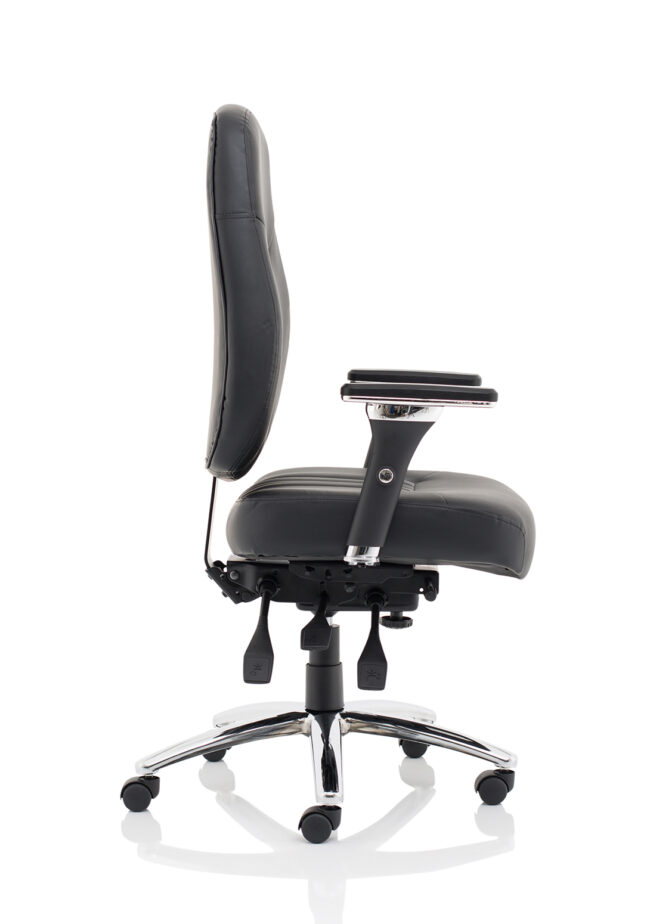 barcelona deluxe high back task operator office chair with arms