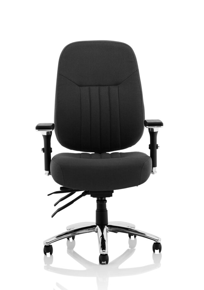 barcelona deluxe high back task operator office chair with arms