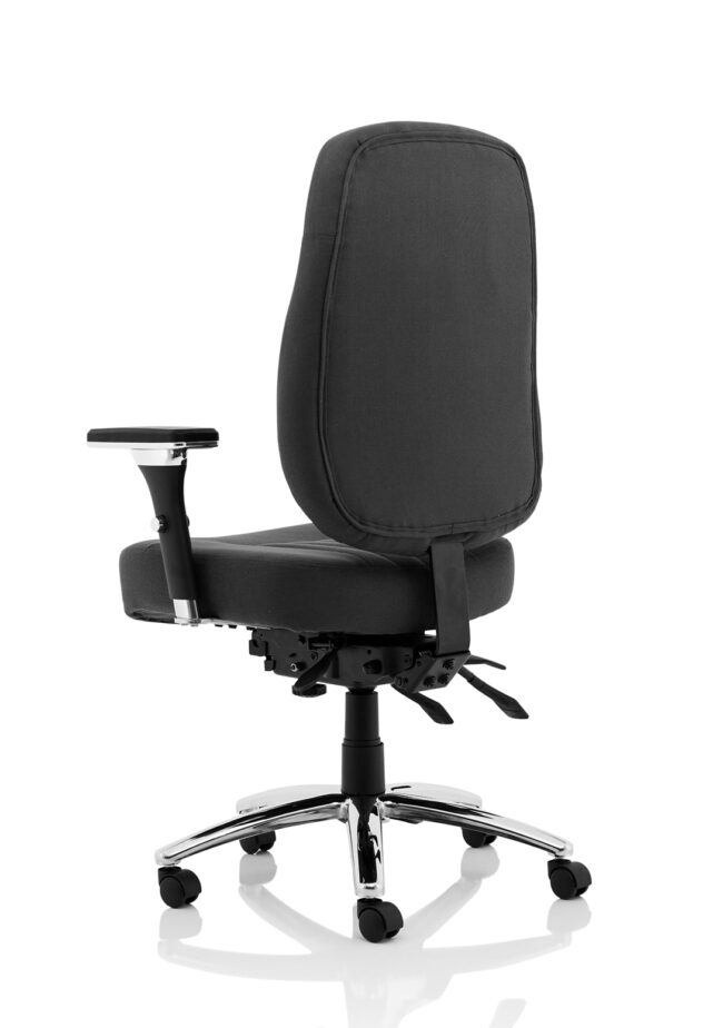barcelona deluxe high back task operator office chair with arms